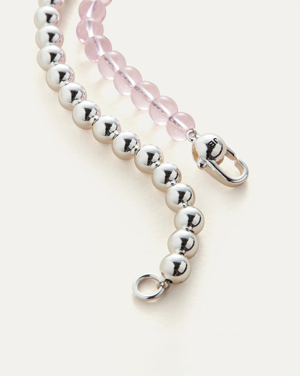 Beaded glass necklace