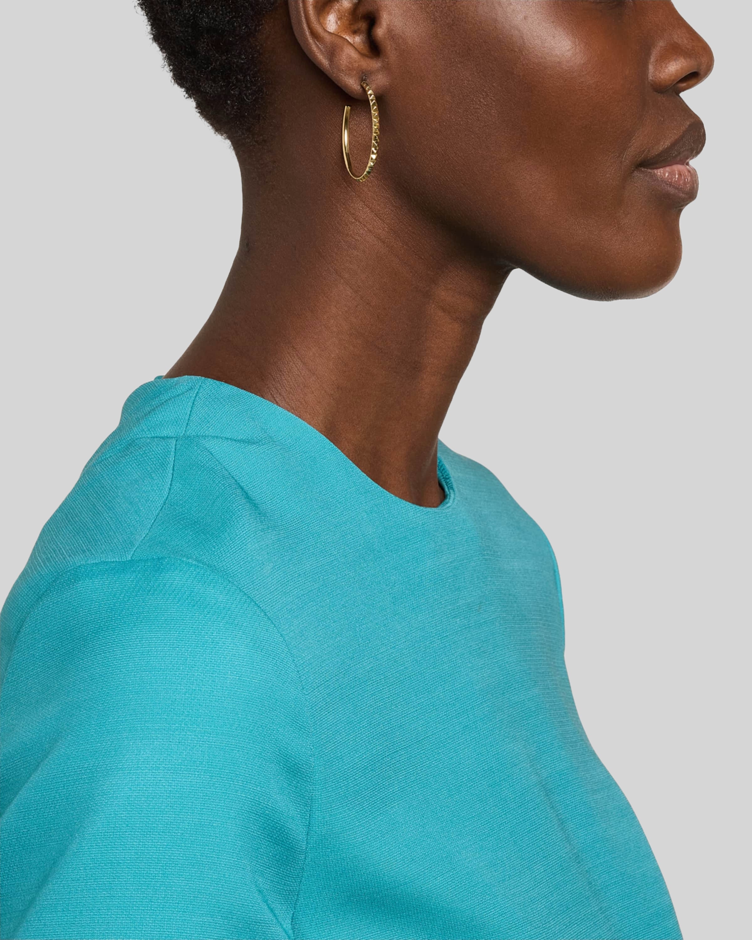 Green silk golf performance polo