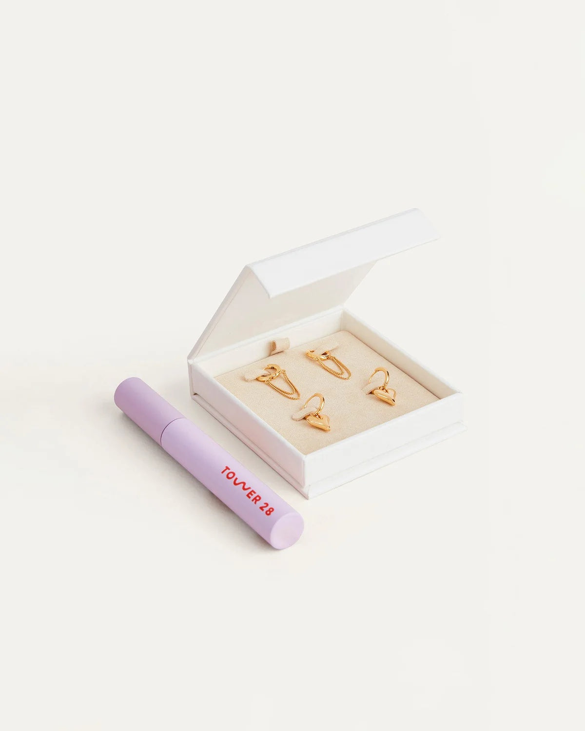 Heart huggie earring